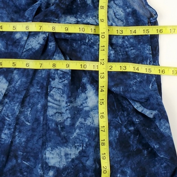 Michael Kors Blue Tank with Knotted Front PM - Picture 6 of 6